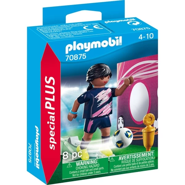 PLAYMOBIL 70875 SpecialPLUS Fußballerin Mit Torwand, Konstruktionsspielzeug 3 PLAYMOBIL 70875 SpecialPLUS Fußballerin Mit Torwand, Konstruktionsspielzeug