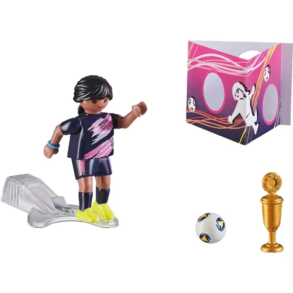 PLAYMOBIL 70875 SpecialPLUS Fußballerin Mit Torwand, Konstruktionsspielzeug 4 PLAYMOBIL 70875 SpecialPLUS Fußballerin Mit Torwand, Konstruktionsspielzeug – Bild 2