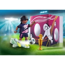 PLAYMOBIL 70875 SpecialPLUS Fußballerin Mit Torwand, Konstruktionsspielzeug 8 PLAYMOBIL 70875 SpecialPLUS Fußballerin Mit Torwand, Konstruktionsspielzeug -Playmobil Spielwaren PLAYMOBIL 70875 specialPLUS Fu ballerin mit Torwand Konstruktionsspielzeug@@1802259 2