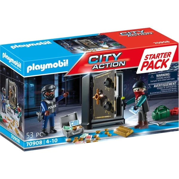 PLAYMOBIL 70908 City Action Starter Pack Tresorknacker, Konstruktionsspielzeug 3 PLAYMOBIL 70908 City Action Starter Pack Tresorknacker, Konstruktionsspielzeug