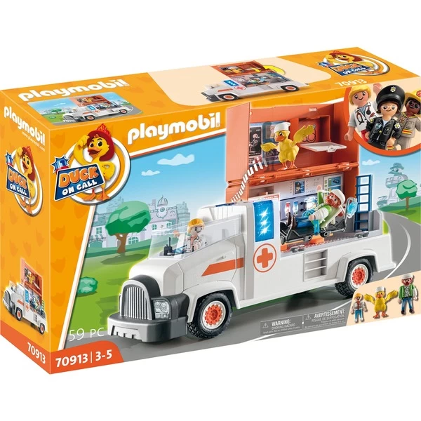 PLAYMOBIL 70913 DUCK ON CALL Notarzt Truck, Konstruktionsspielzeug 3 PLAYMOBIL 70913 DUCK ON CALL Notarzt Truck, Konstruktionsspielzeug