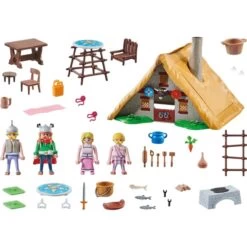 PLAYMOBIL 70932 Asterix Hütte Des Majestix, Konstruktionsspielzeug -Playmobil Spielwaren PLAYMOBIL 70932 Asterix H tte des Majestix Konstruktionsspielzeug@@1802668 1