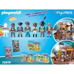 PLAYMOBIL 70979 My Figures Island Of The Pirates, Konstruktionsspielzeug -Playmobil Spielwaren PLAYMOBIL 70979 My Figures Island of the Pirates Konstruktionsspielzeug@@1864491 5