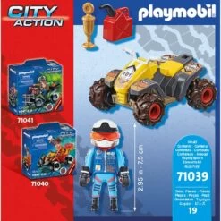 PLAYMOBIL 71039 Offroad-Quad, Konstruktionsspielzeug -Playmobil Spielwaren PLAYMOBIL 71039 Offroad Quad Konstruktionsspielzeug@@1888887 3