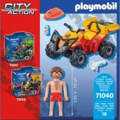 PLAYMOBIL 71040 Rettungsschwimmer-Quad, Konstruktionsspielzeug 9 PLAYMOBIL 71040 Rettungsschwimmer-Quad, Konstruktionsspielzeug -Playmobil Spielwaren PLAYMOBIL 71040 Rettungsschwimmer Quad Konstruktionsspielzeug@@1888888 3