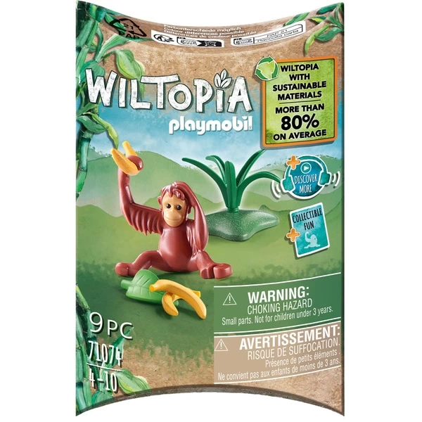PLAYMOBIL 71074 Wiltopia Junger Orang-Utan, Konstruktionsspielzeug 3 PLAYMOBIL 71074 Wiltopia Junger Orang-Utan, Konstruktionsspielzeug