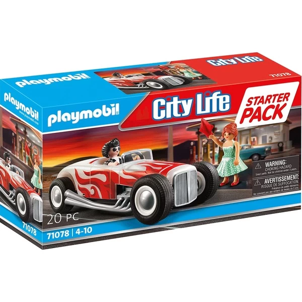 PLAYMOBIL 71078 City Life Starter Pack Hot Rod, Konstruktionsspielzeug 3 PLAYMOBIL 71078 City Life Starter Pack Hot Rod, Konstruktionsspielzeug