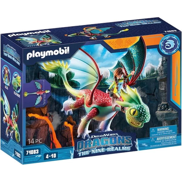 PLAYMOBIL 71083 Dragons: The Nine Realms - Feathers & Alex, Konstruktionsspielzeug 3 PLAYMOBIL 71083 Dragons: The Nine Realms - Feathers & Alex, Konstruktionsspielzeug