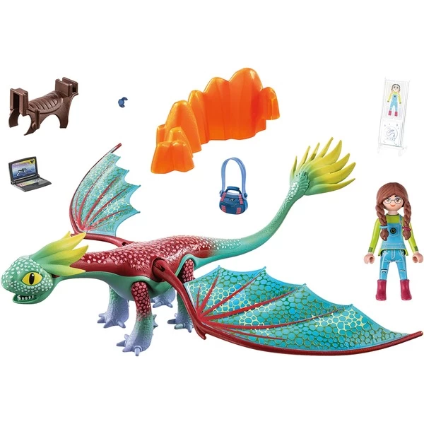 PLAYMOBIL 71083 Dragons: The Nine Realms - Feathers & Alex, Konstruktionsspielzeug 7 PLAYMOBIL 71083 Dragons: The Nine Realms - Feathers & Alex, Konstruktionsspielzeug – Bild 5