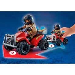 PLAYMOBIL 71090 City Action - Feuerwehr-Speed Quad, Konstruktionsspielzeug -Playmobil Spielwaren PLAYMOBIL 71090 City Action Feuerwehr Speed Quad Konstruktionsspielzeug@@1888893 2
