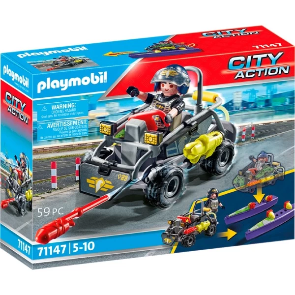 PLAYMOBIL 71147 City Action SWAT-Multi-Terrain-Quad, Konstruktionsspielzeug 3 PLAYMOBIL 71147 City Action SWAT-Multi-Terrain-Quad, Konstruktionsspielzeug