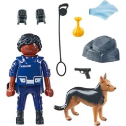 PLAYMOBIL 71162 SpecialPlus Polizist Mit Spürhund, Konstruktionsspielzeug -Playmobil Spielwaren PLAYMOBIL 71162 specialPlus Polizist mit Sp rhund Konstruktionsspielzeug@@1888901 1