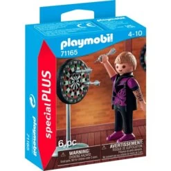 PLAYMOBIL 71165 SpecialPlus Dartspieler, Konstruktionsspielzeug