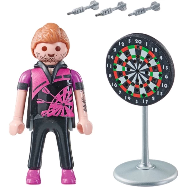 PLAYMOBIL 71165 SpecialPlus Dartspieler, Konstruktionsspielzeug 4 PLAYMOBIL 71165 SpecialPlus Dartspieler, Konstruktionsspielzeug – Bild 2