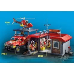 PLAYMOBIL 71193 City Action Mitnehm-Feuerwehrstation, Konstruktionsspielzeug -Playmobil Spielwaren PLAYMOBIL 71193 City Action Mitnehm Feuerwehrstation Konstruktionsspielzeug@@1849628 8