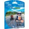PLAYMOBIL 71201 PLAYMO-Friends Verkehrspolizist, Konstruktionsspielzeug -Playmobil Spielwaren PLAYMOBIL 71201 PLAYMO Friends Verkehrspolizist Konstruktionsspielzeug@@1888932