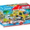 PLAYMOBIL 71202 City Life - Rettungswagen Mit Licht Und Sound, Konstruktionsspielzeug -Playmobil Spielwaren PLAYMOBIL 71202 City Life Rettungswagen mit Licht und Sound Konstruktionsspielzeug@@1888933