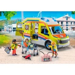 PLAYMOBIL 71202 City Life - Rettungswagen Mit Licht Und Sound, Konstruktionsspielzeug -Playmobil Spielwaren PLAYMOBIL 71202 City Life Rettungswagen mit Licht und Sound Konstruktionsspielzeug@@1888933 2