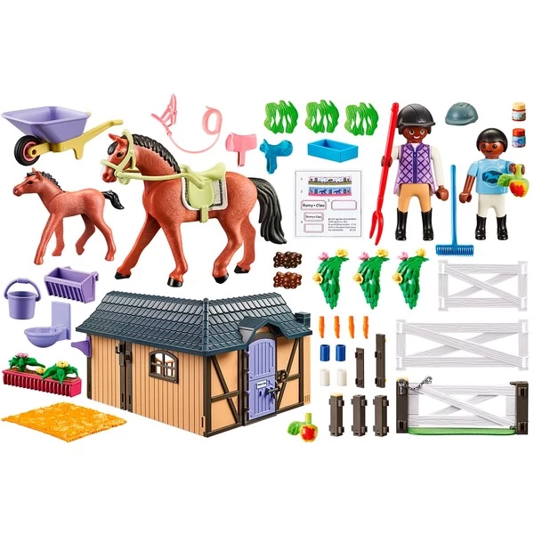 PLAYMOBIL 71238 Reitstall, Konstruktionsspielzeug 4 PLAYMOBIL 71238 Reitstall, Konstruktionsspielzeug – Bild 2