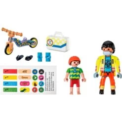 PLAYMOBIL 71245 City Life - Sanitäter Mit Patient, Konstruktionsspielzeug -Playmobil Spielwaren PLAYMOBIL 71245 City Life Sanit ter mit Patient Konstruktionsspielzeug@@1888992 1