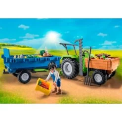 PLAYMOBIL 71249 Traktor Mit Hänger, Konstruktionsspielzeug -Playmobil Spielwaren PLAYMOBIL 71249 Traktor mit H nger Konstruktionsspielzeug@@1888993 2