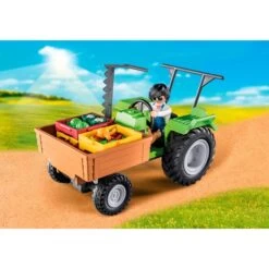 PLAYMOBIL 71249 Traktor Mit Hänger, Konstruktionsspielzeug -Playmobil Spielwaren PLAYMOBIL 71249 Traktor mit H nger Konstruktionsspielzeug@@1888993 3