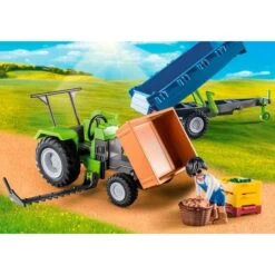 PLAYMOBIL 71249 Traktor Mit Hänger, Konstruktionsspielzeug -Playmobil Spielwaren PLAYMOBIL 71249 Traktor mit H nger Konstruktionsspielzeug@@1888993 4