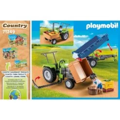 PLAYMOBIL 71249 Traktor Mit Hänger, Konstruktionsspielzeug -Playmobil Spielwaren PLAYMOBIL 71249 Traktor mit H nger Konstruktionsspielzeug@@1888993 5