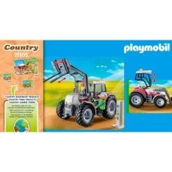 PLAYMOBIL 71305 Country Großer Traktor, Konstruktionsspielzeug -Playmobil Spielwaren PLAYMOBIL 71305 Country Gro er Traktor Konstruktionsspielzeug@@1889111 5