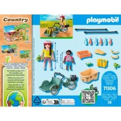 PLAYMOBIL 71306 Country Lastenfahrrad, Konstruktionsspielzeug -Playmobil Spielwaren PLAYMOBIL 71306 Country Lastenfahrrad Konstruktionsspielzeug@@1889112 4