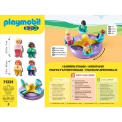 PLAYMOBIL 71324 1.2.3 Zahlenkarussell, Konstruktionsspielzeug -Playmobil Spielwaren PLAYMOBIL 71324 1 2 3 Zahlenkarussell Konstruktionsspielzeug@@1889197 5
