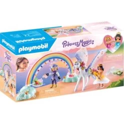 PLAYMOBIL 71361 Princess Magic Himmlischer Pegasus Mit Regenbogen, Konstruktionsspielzeug