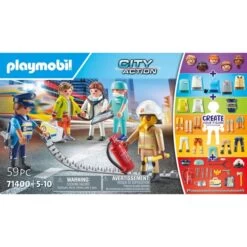 PLAYMOBIL 71400 My Figures: Rescue, Konstruktionsspielzeug -Playmobil Spielwaren PLAYMOBIL 71400 My Figures Rescue Konstruktionsspielzeug@@1889178 4
