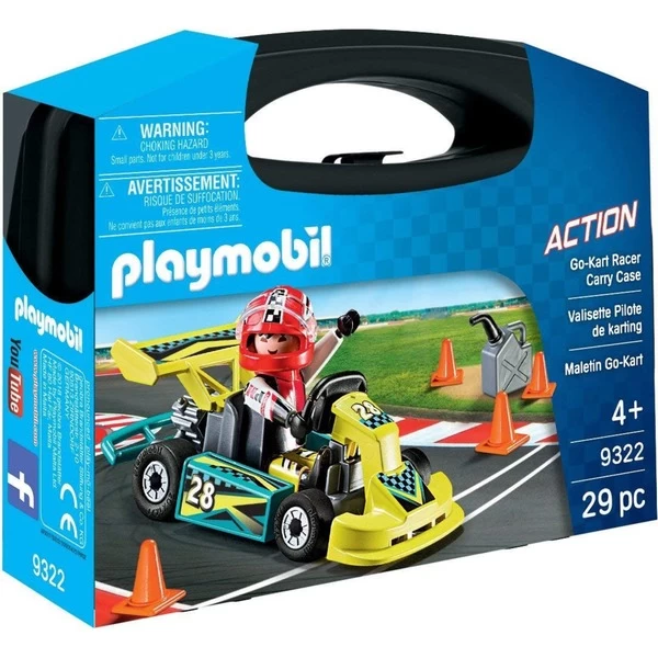 PLAYMOBIL 9322 Action Go-Kart-Rennfahrer Zum Mitnehmen, Konstruktionsspielzeug 3 PLAYMOBIL 9322 Action Go-Kart-Rennfahrer Zum Mitnehmen, Konstruktionsspielzeug