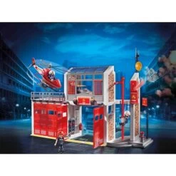 PLAYMOBIL 9462 City Action Große Feuerwache, Konstruktionsspielzeug -Playmobil Spielwaren PLAYMOBIL 9462 City Action Gro e Feuerwache Konstruktionsspielzeug@@1sspkl0o 1